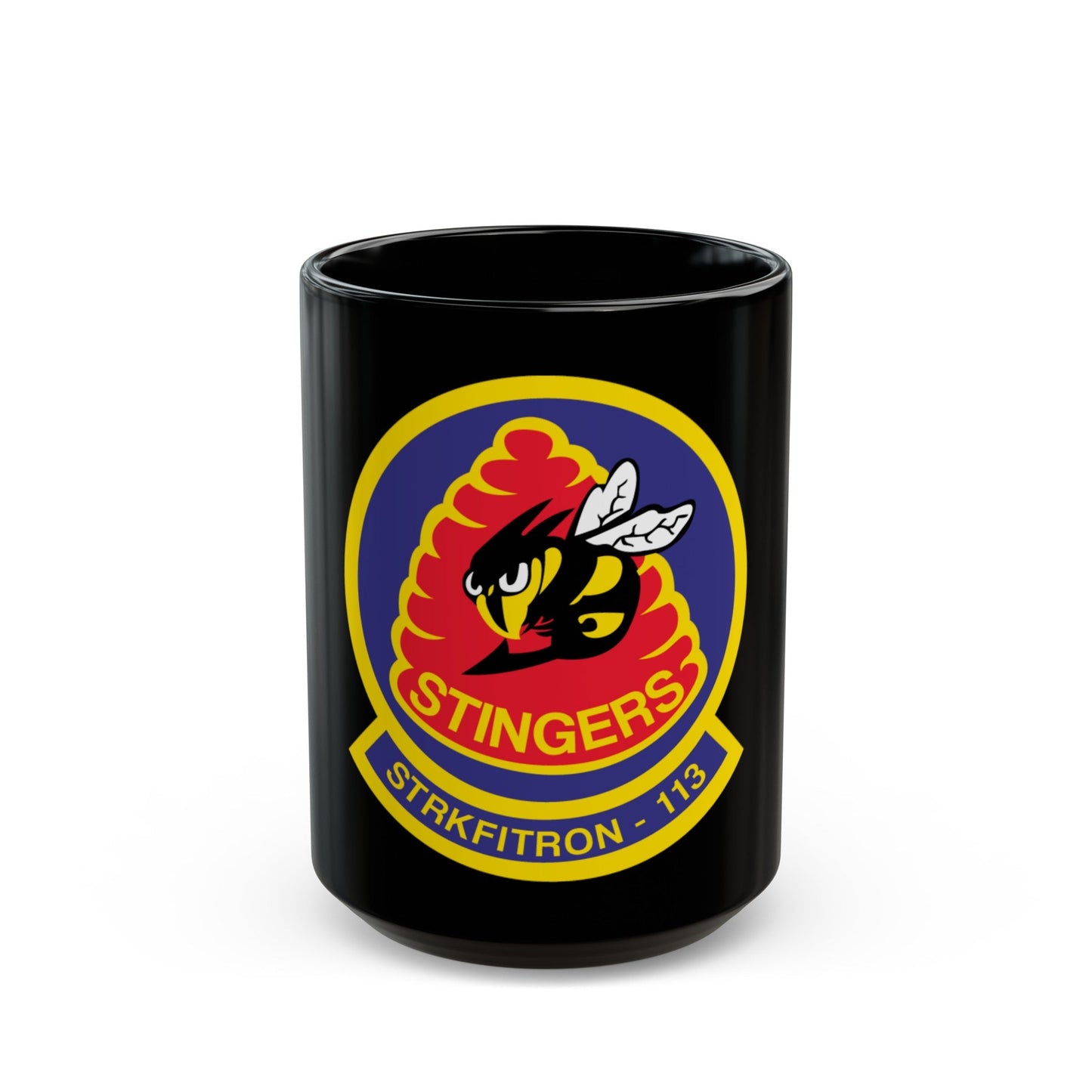 VFA 113 Stingers v2 (U.S. Navy) Black Coffee Mug-15oz-The Sticker Space