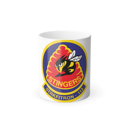 VFA 113 Stingers v2 (U.S. Navy) Color Changing Mug 11oz-11oz-The Sticker Space