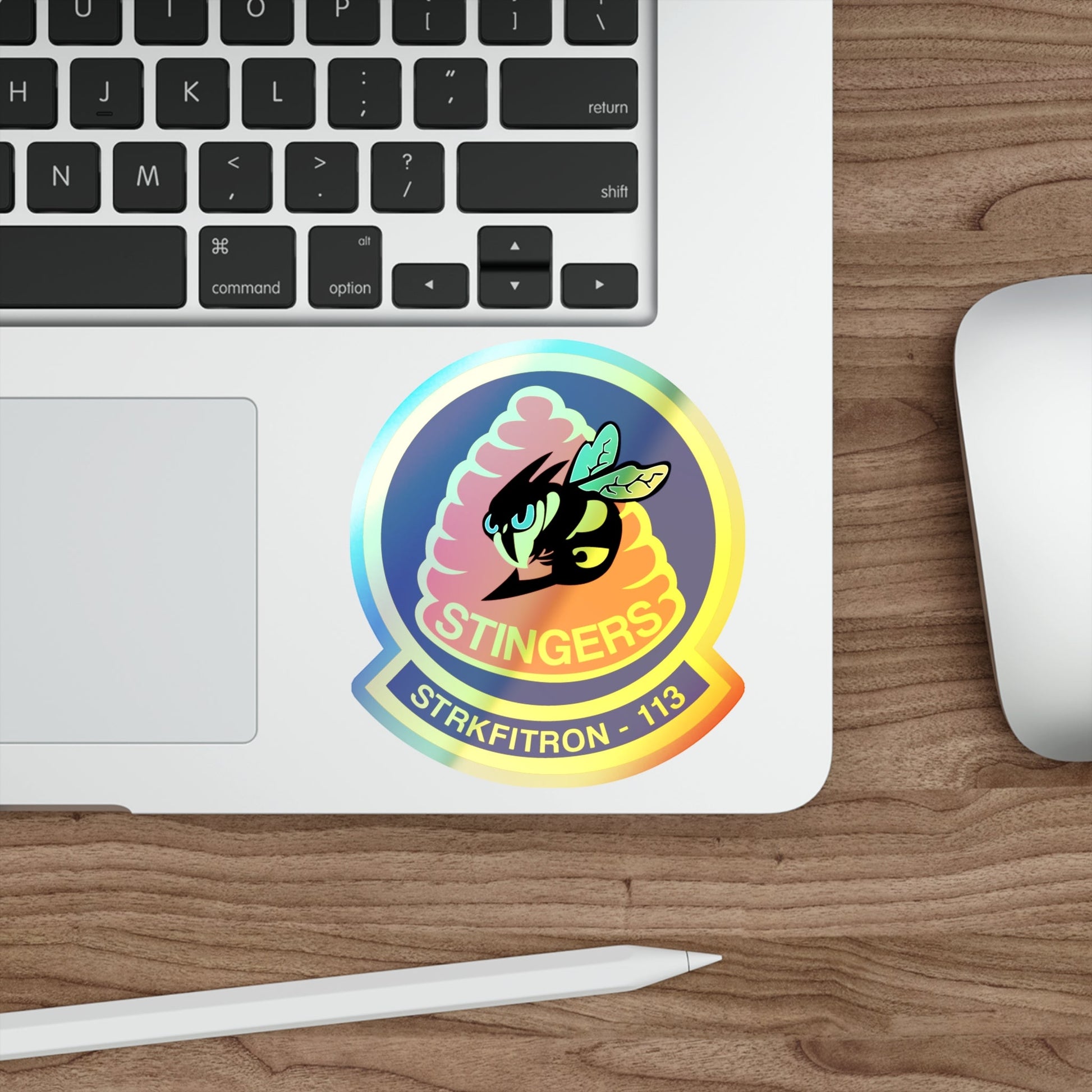 VFA 113 Stingers v2 (U.S. Navy) Holographic STICKER Die-Cut Vinyl Decal-The Sticker Space