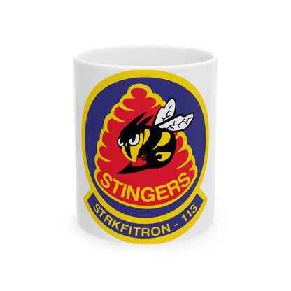VFA 113 Stingers v2 (U.S. Navy) White Coffee Mug-11oz-The Sticker Space