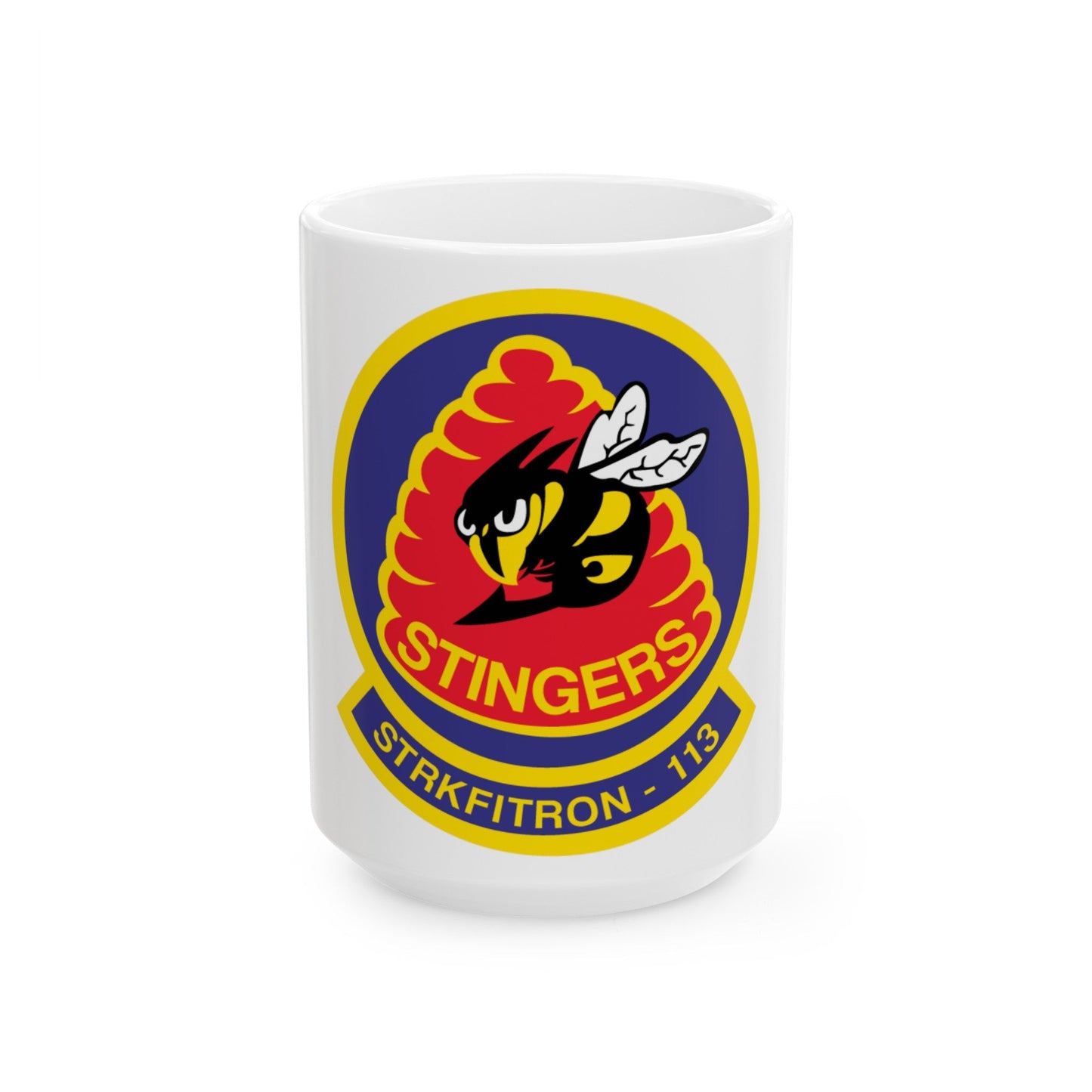VFA 113 Stingers v2 (U.S. Navy) White Coffee Mug-15oz-The Sticker Space