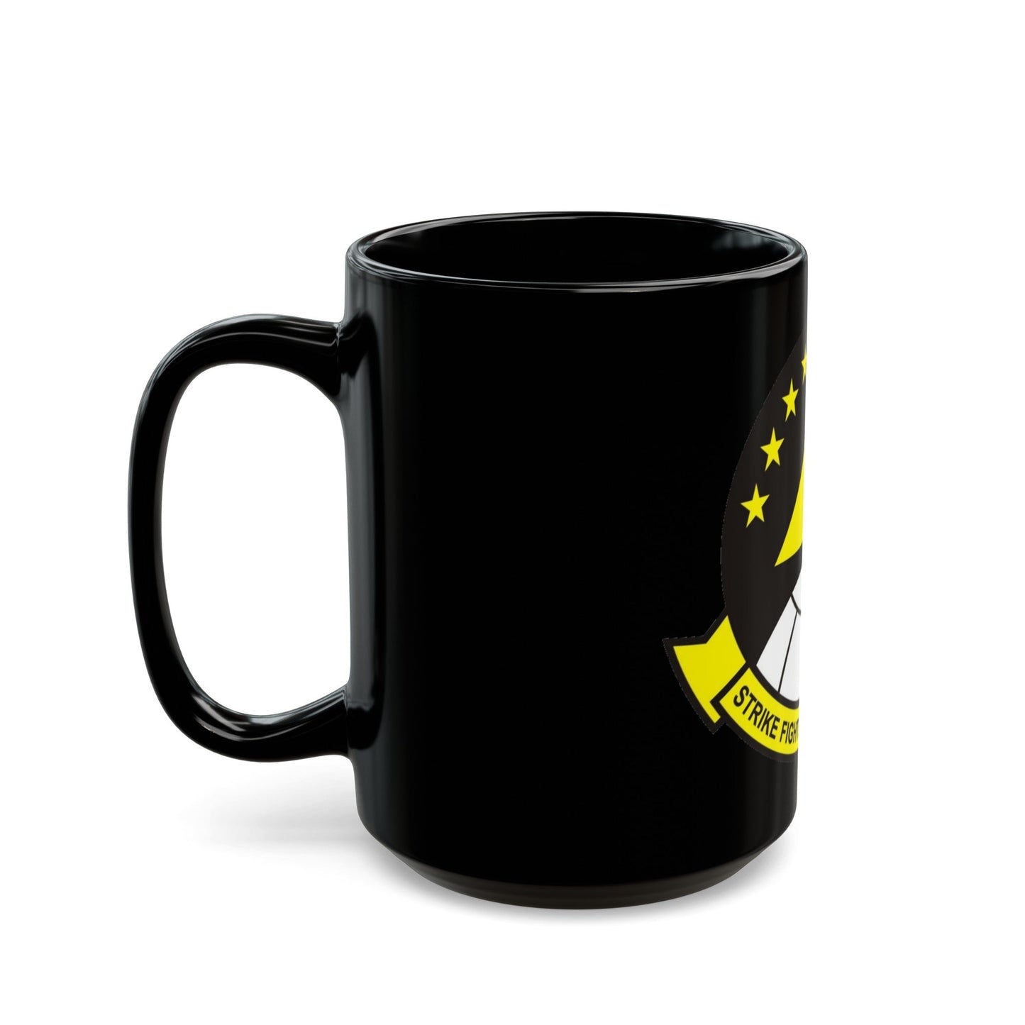 VFA 115 Strike Fighter Squadron 115 (U.S. Navy) Black Coffee Mug-The Sticker Space