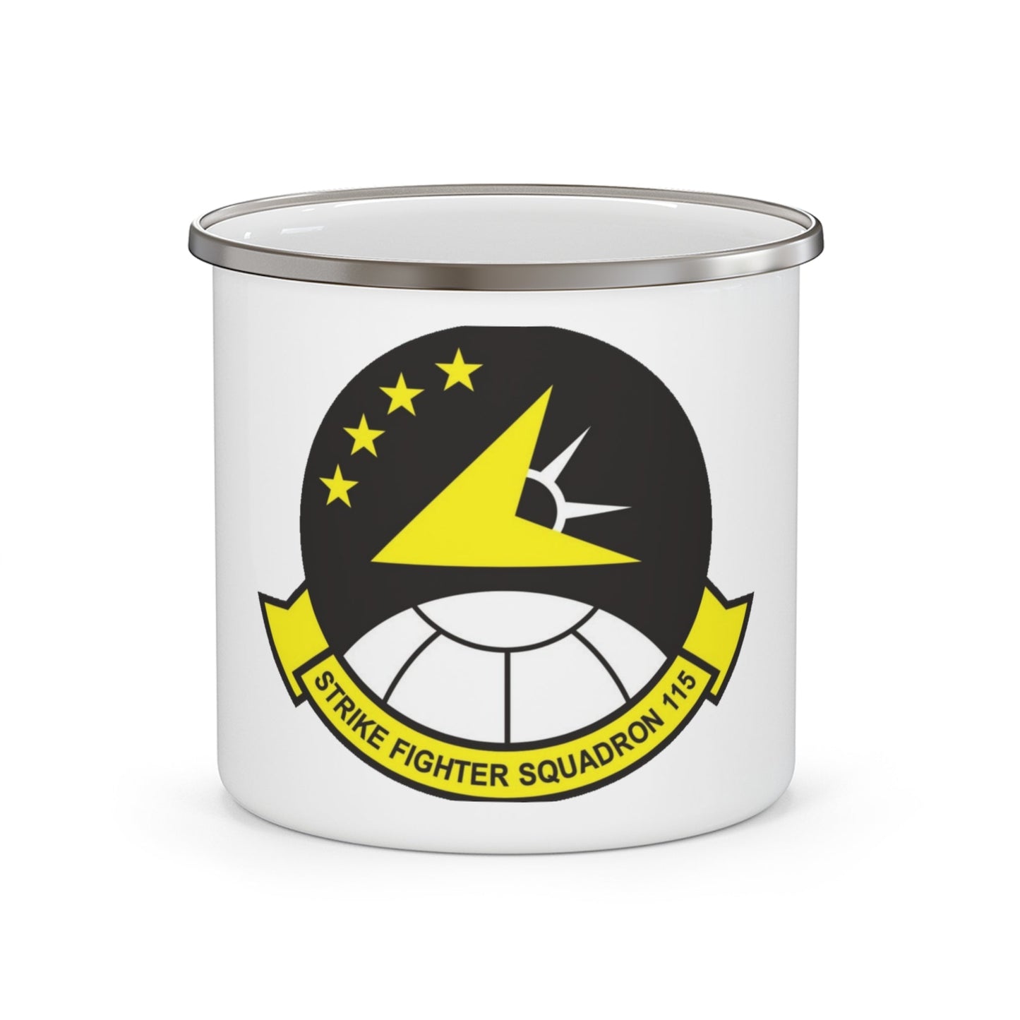 VFA 115 Strike Fighter Squadron 115 (U.S. Navy) Enamel Mug 12oz-12oz-The Sticker Space