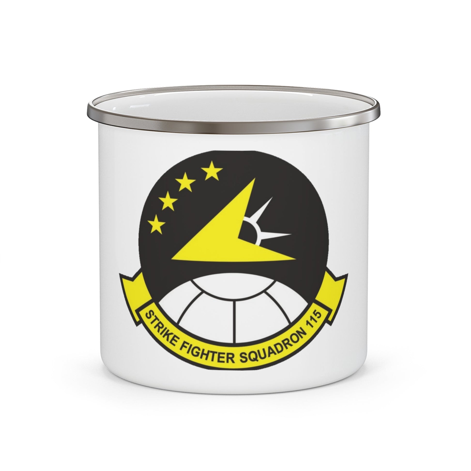 VFA 115 Strike Fighter Squadron 115 (U.S. Navy) Enamel Mug 12oz-12oz-The Sticker Space