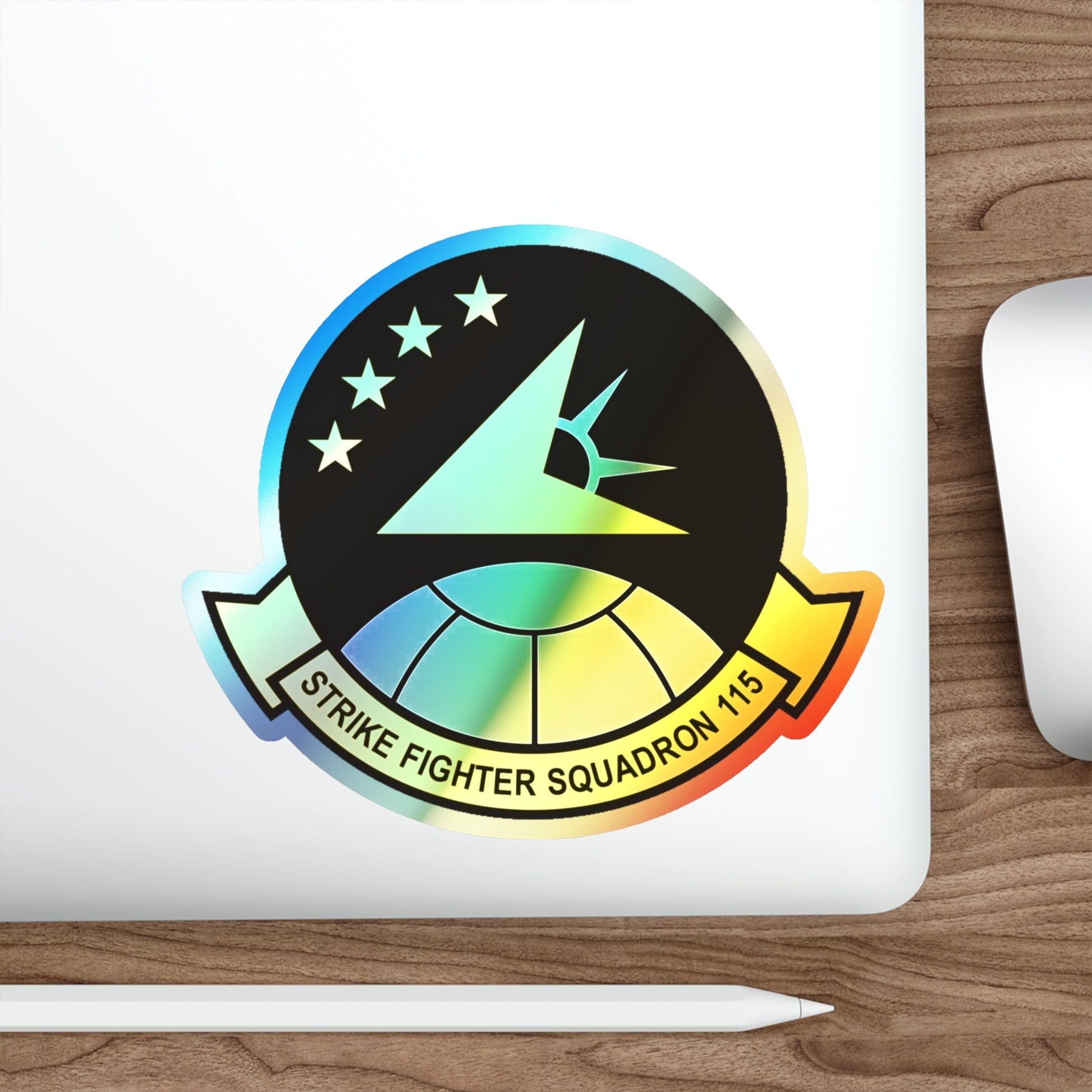 VFA 115 Strike Fighter Squadron 115 (U.S. Navy) Holographic STICKER Die-Cut Vinyl Decal-The Sticker Space