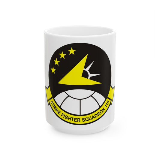 VFA 115 Strike Fighter Squadron 115 (U.S. Navy) White Coffee Mug-15oz-The Sticker Space