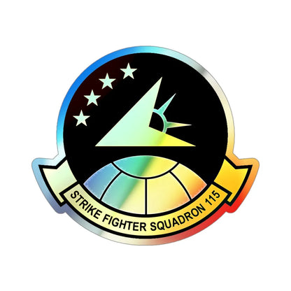 VFA 115 Strike Fighter Squadron 115 (U.S. Navy) Holographic STICKER Die-Cut Vinyl Decal 3 Inch Holographic - The Sticker Space