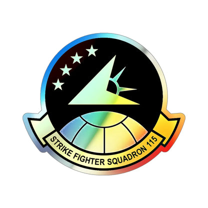 VFA 115 Strike Fighter Squadron 115 (U.S. Navy) Holographic STICKER Die-Cut Vinyl Decal 4 Inch Holographic - The Sticker Space