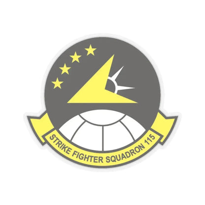 VFA 115 Strike Fighter Squadron 115 (U.S. Navy) STICKER Vinyl Kiss-Cut Decal 4 Inch Transparent - The Sticker Space