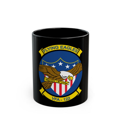 VFA 122 Fying Eagles (U.S. Navy) Black Coffee Mug-11oz-The Sticker Space