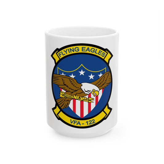 VFA 122 Fying Eagles (U.S. Navy) White Coffee Mug-15oz-The Sticker Space