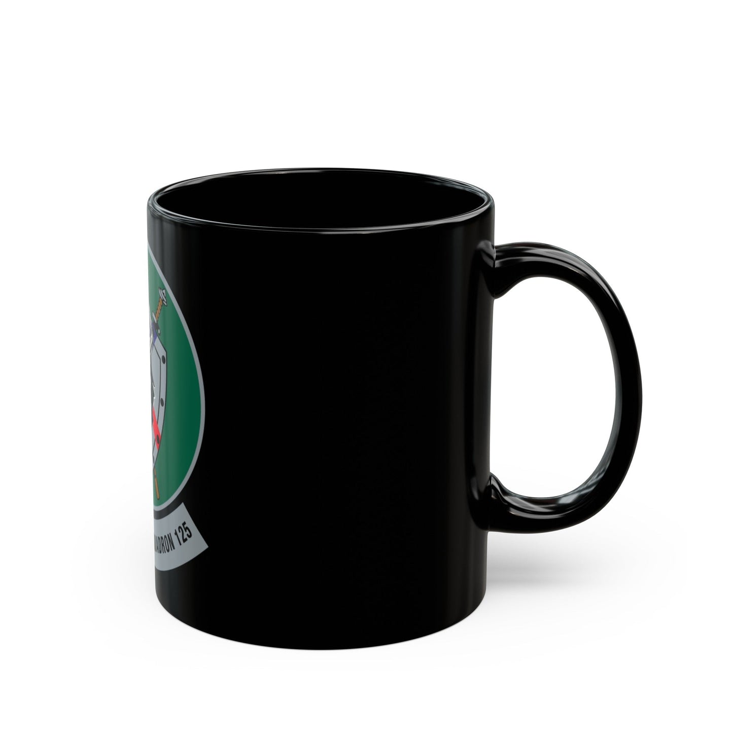 VFA 125 Rough Raiders v2 (U.S. Navy) Black Coffee Mug-The Sticker Space
