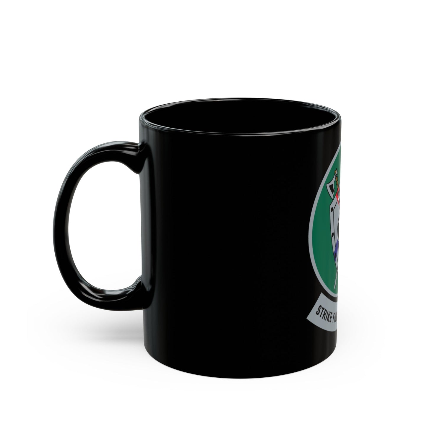 VFA 125 Rough Raiders v2 (U.S. Navy) Black Coffee Mug-The Sticker Space