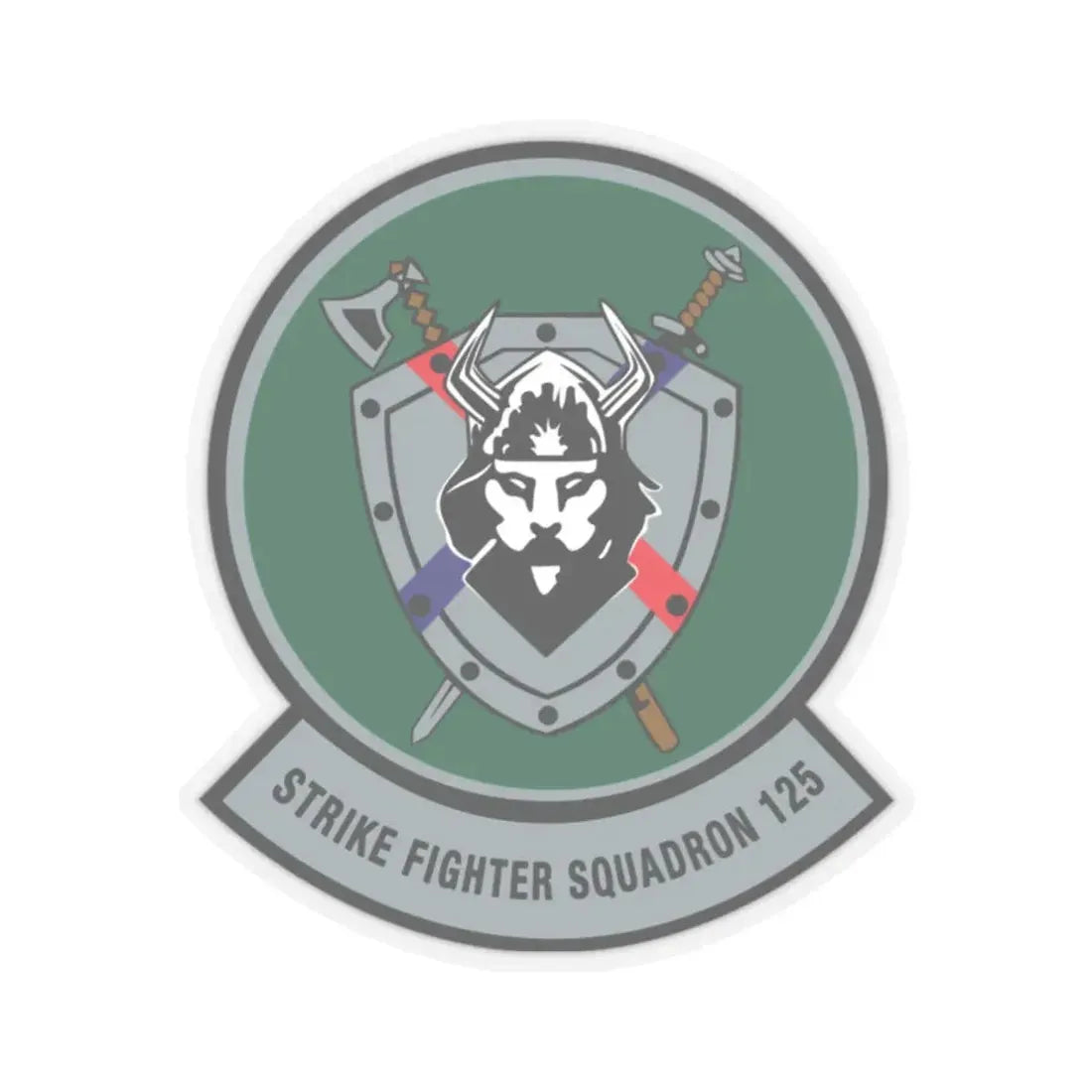 VFA 125 Rough Raiders v2 (U.S. Navy) STICKER Vinyl Kiss-Cut Decal 2 Inch Transparent - The Sticker Space