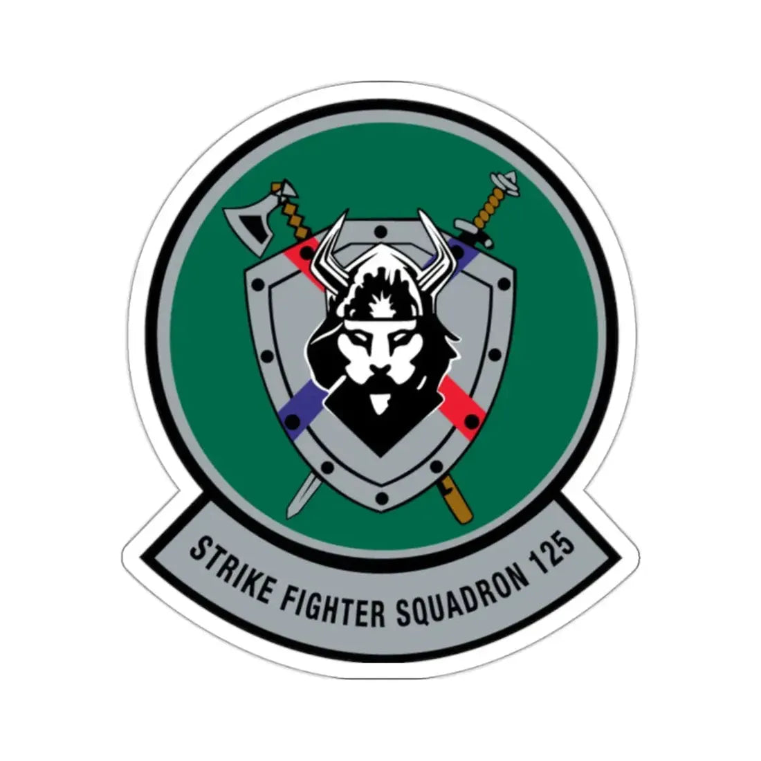 VFA 125 Rough Raiders v2 (U.S. Navy) STICKER Vinyl Kiss-Cut Decal 2 Inch White - The Sticker Space