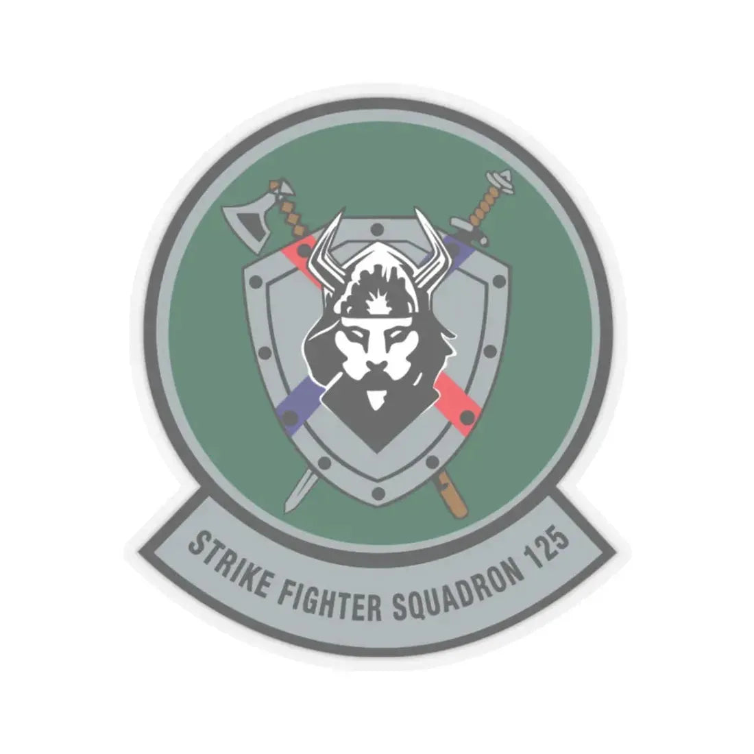 VFA 125 Rough Raiders v2 (U.S. Navy) STICKER Vinyl Kiss-Cut Decal 3 Inch Transparent - The Sticker Space