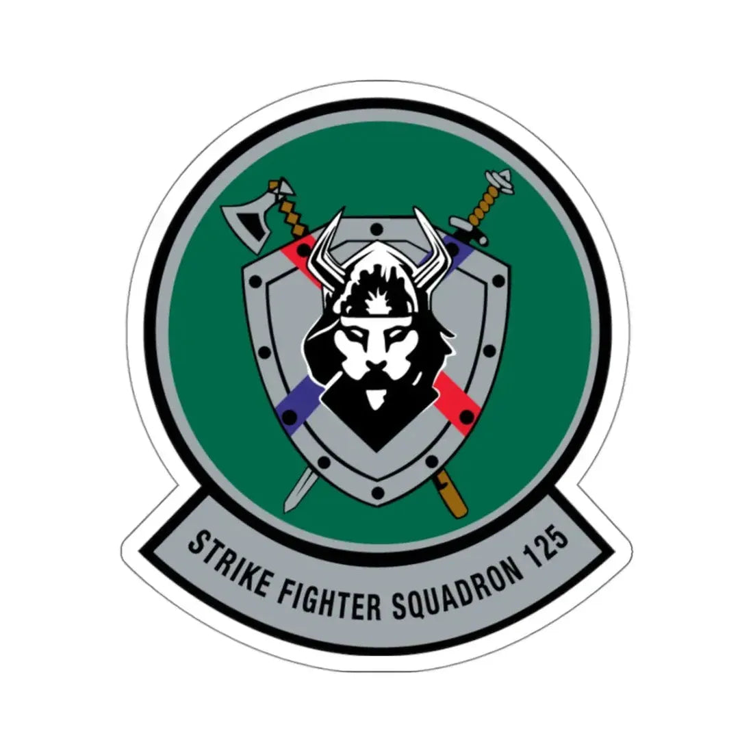 VFA 125 Rough Raiders v2 (U.S. Navy) STICKER Vinyl Kiss-Cut Decal 3 Inch White - The Sticker Space