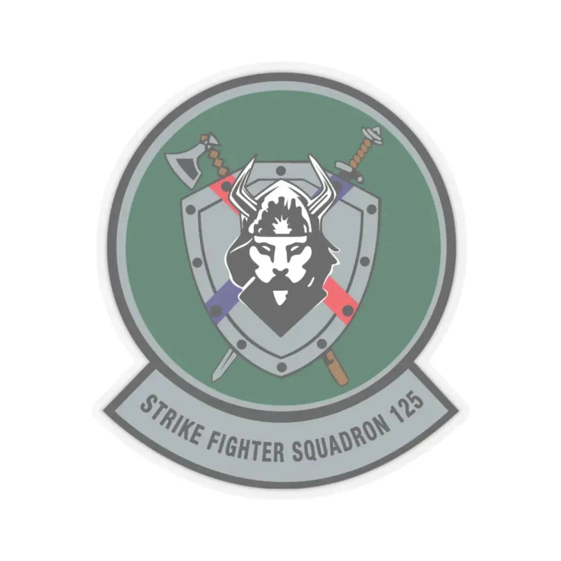 VFA 125 Rough Raiders v2 (U.S. Navy) STICKER Vinyl Kiss-Cut Decal 4 Inch Transparent - The Sticker Space