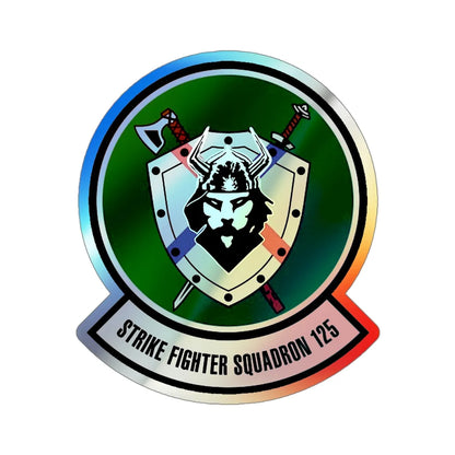 VFA 125 (U.S. Navy) Holographic STICKER Die-Cut Vinyl Decal 4 Inch Holographic - The Sticker Space