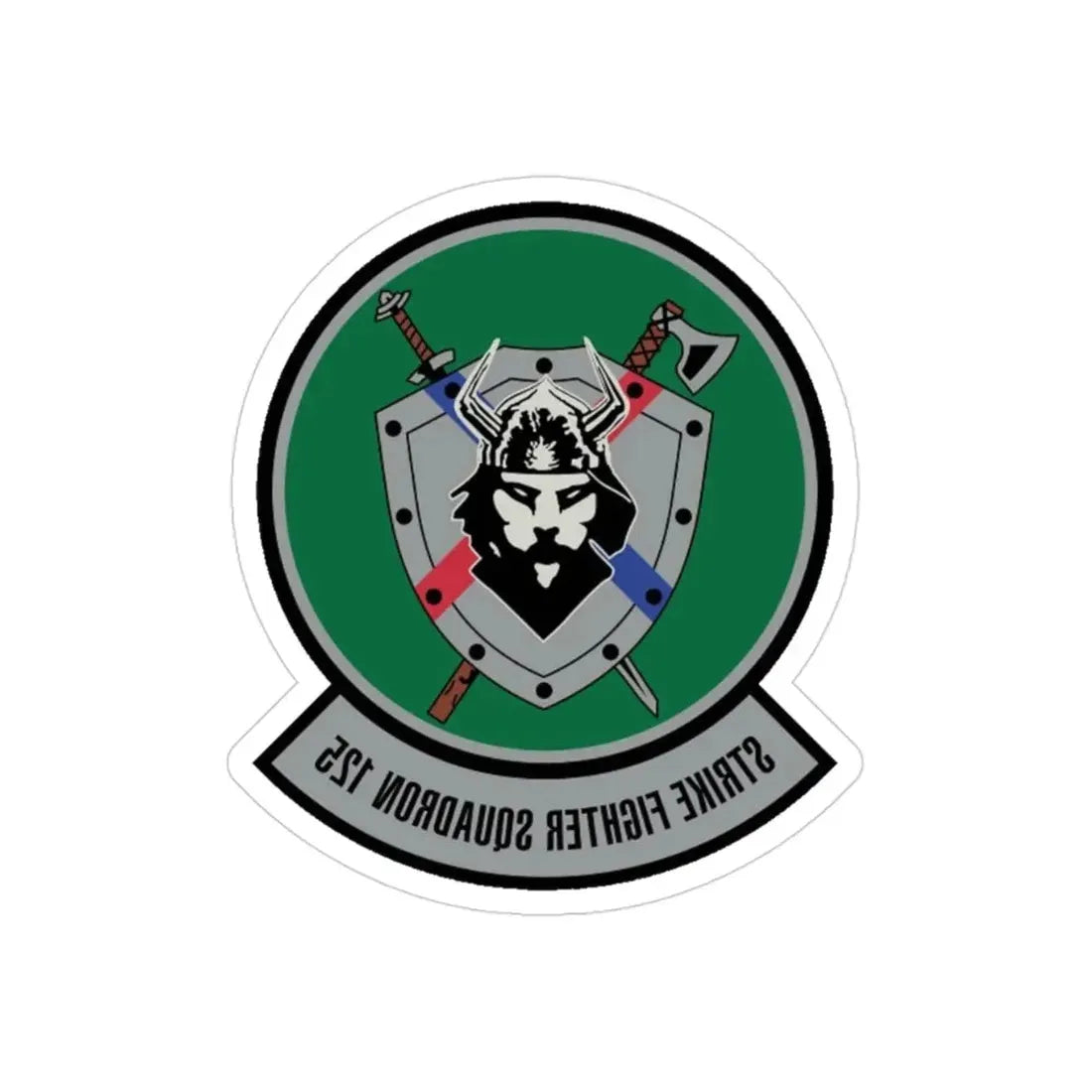 VFA 125 (U.S. Navy) REVERSE PRINT Transparent Die-Cut STICKER 3 Inch Die-Cut Transparent - The Sticker Space