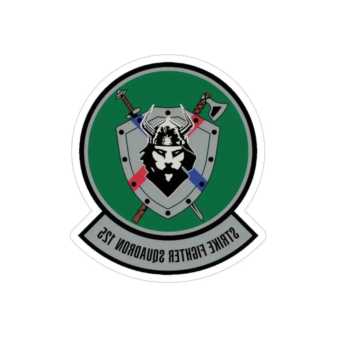 VFA 125 (U.S. Navy) REVERSE PRINT Transparent Die-Cut STICKER 4 Inch Die-Cut Transparent - The Sticker Space