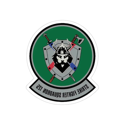 VFA 125 (U.S. Navy) REVERSE PRINT Transparent Die-Cut STICKER 6 Inch Die-Cut Transparent - The Sticker Space