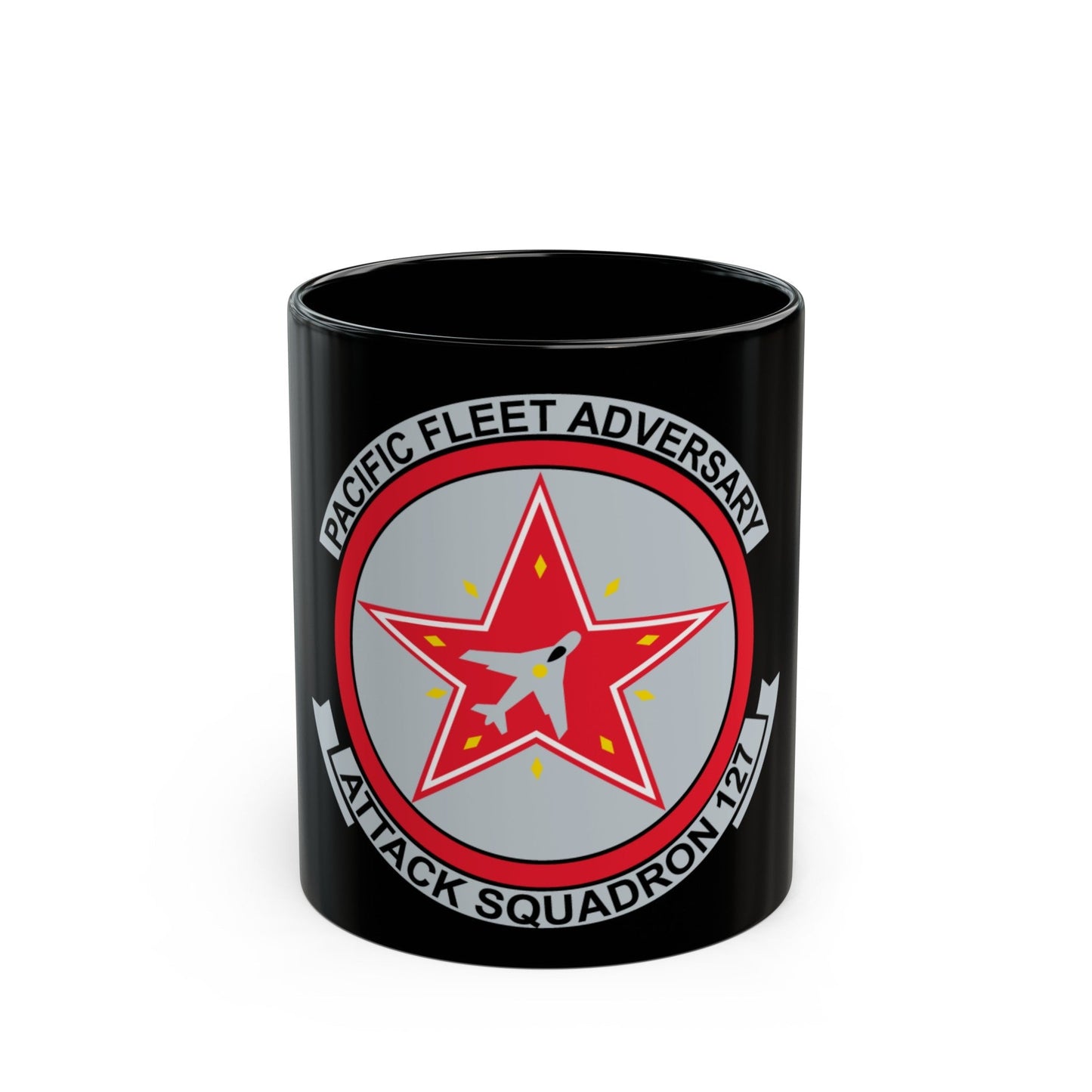 VFA 127 Adversary (U.S. Navy) Black Coffee Mug-11oz-The Sticker Space