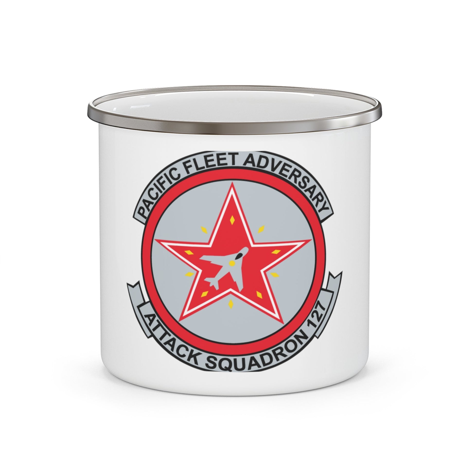 VFA 127 Adversary (U.S. Navy) Enamel Mug 12oz-12oz-The Sticker Space