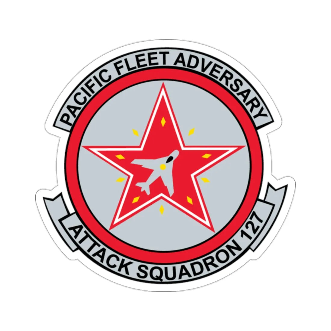 VFA 127 Adversary (U.S. Navy) STICKER Vinyl Die-Cut Decal 2 Inch - The Sticker Space