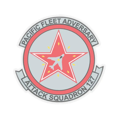 VFA 127 Adversary (U.S. Navy) STICKER Vinyl Kiss-Cut Decal 2 Inch Transparent - The Sticker Space