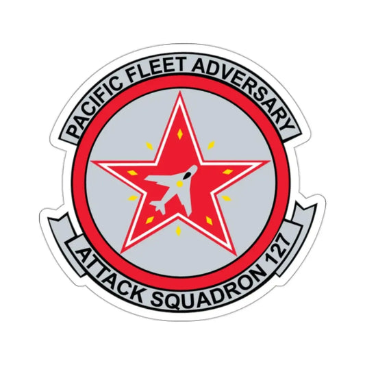 VFA 127 Adversary (U.S. Navy) STICKER Vinyl Kiss-Cut Decal 2 Inch White - The Sticker Space