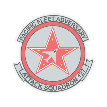 VFA 127 Adversary (U.S. Navy) STICKER Vinyl Kiss-Cut Decal 3 Inch Transparent - The Sticker Space