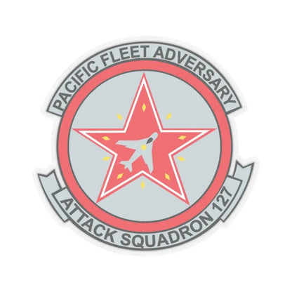 VFA 127 Adversary (U.S. Navy) STICKER Vinyl Kiss-Cut Decal 4 Inch Transparent - The Sticker Space