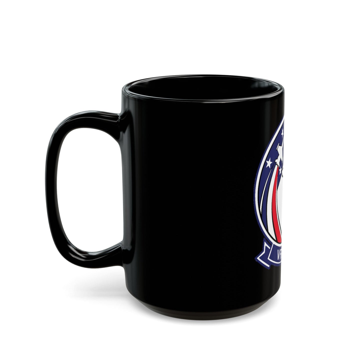 VFA 131 Wildcats Officer Mess (U.S. Navy) Black Coffee Mug-The Sticker Space