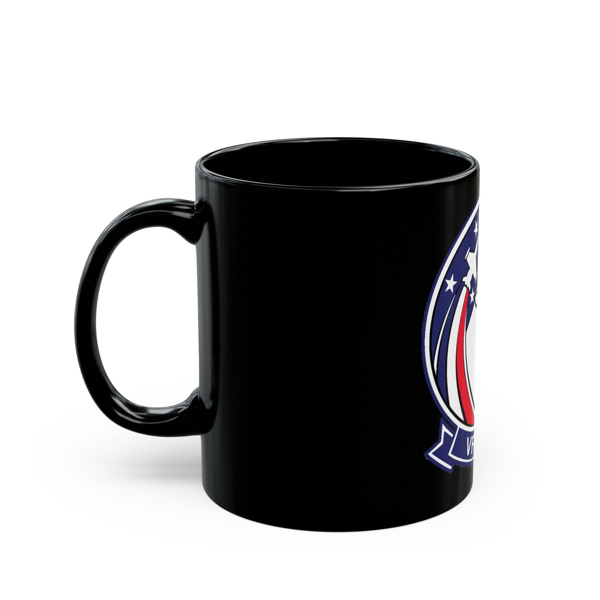 VFA 131 Wildcats Officer Mess (U.S. Navy) Black Coffee Mug-The Sticker Space