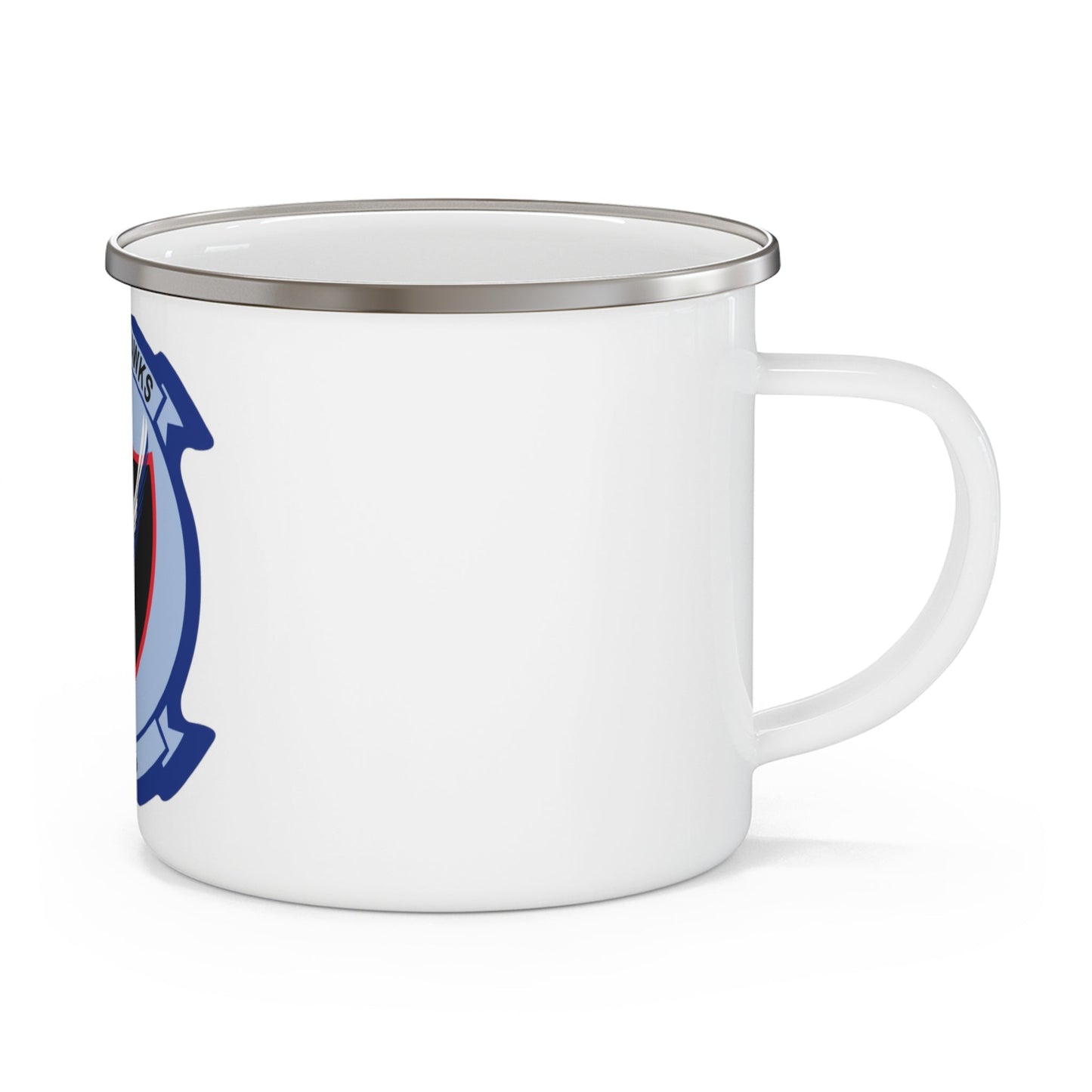 VFA 136 Knighthawks v2 (U.S. Navy) Enamel Mug 12oz-12oz-The Sticker Space