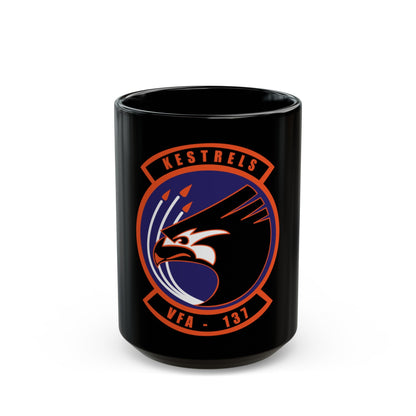 VFA 137 Kestrels 2018 (U.S. Navy) Black Coffee Mug-15oz-The Sticker Space