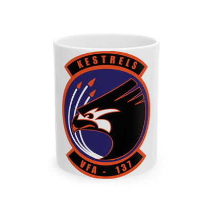 VFA 137 Kestrels 2018 (U.S. Navy) White Coffee Mug-11oz-The Sticker Space