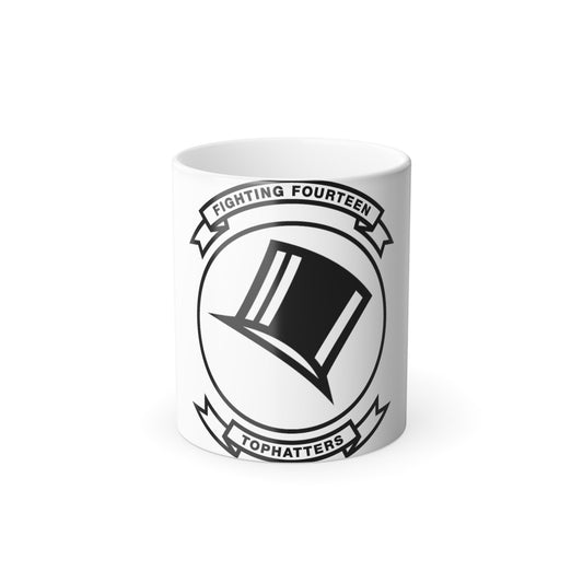VFA 14 Tophatters (U.S. Navy) Color Changing Mug 11oz-11oz-The Sticker Space