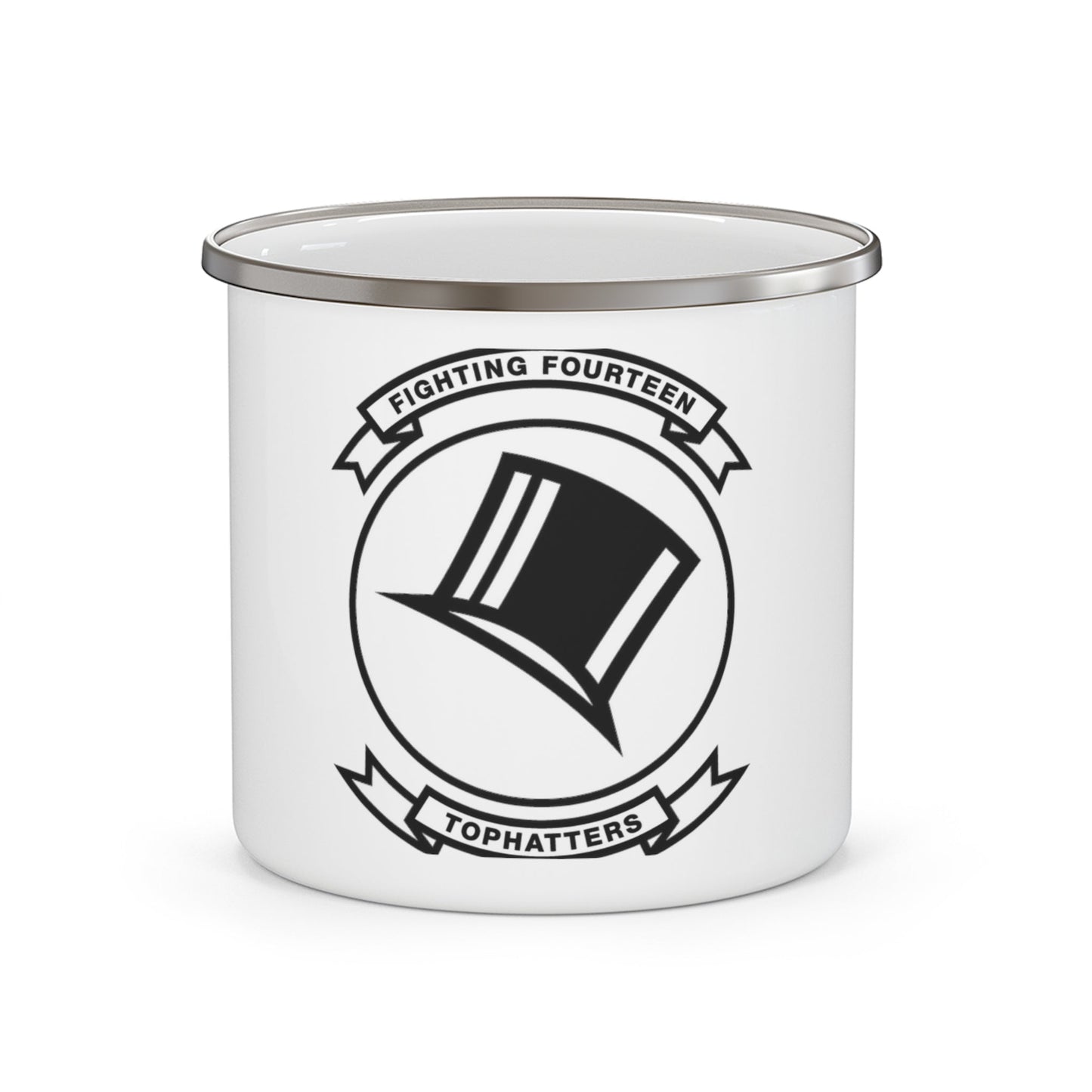 VFA 14 Tophatters (U.S. Navy) Enamel Mug 12oz-12oz-The Sticker Space