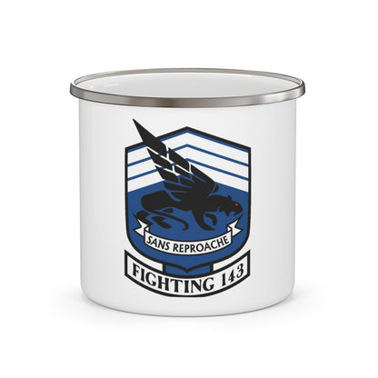 VFA 143 Strike Fighter Squadron 143 (U.S. Navy) Enamel Mug 12oz-12oz-The Sticker Space