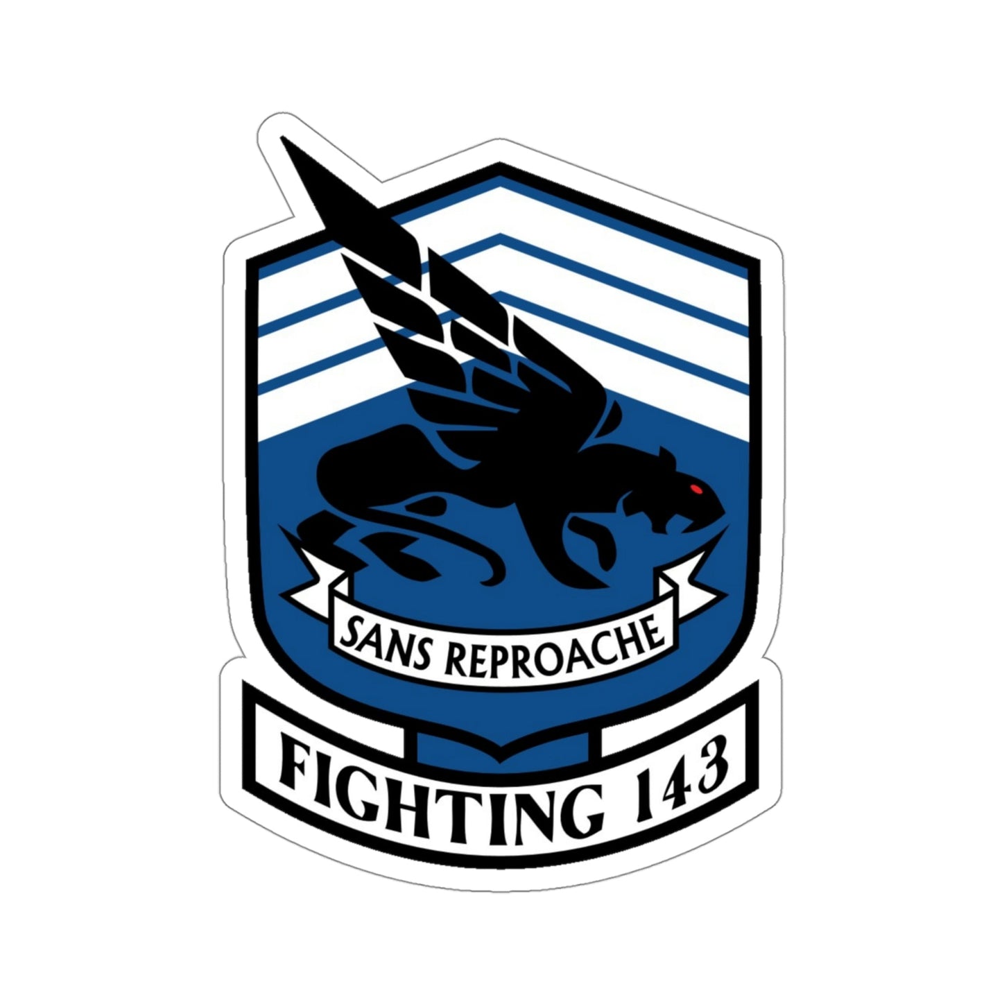 VFA 143 Strike Fighter Squadron 143 (U.S. Navy) STICKER Vinyl Die-Cut Decal-4 Inch-The Sticker Space