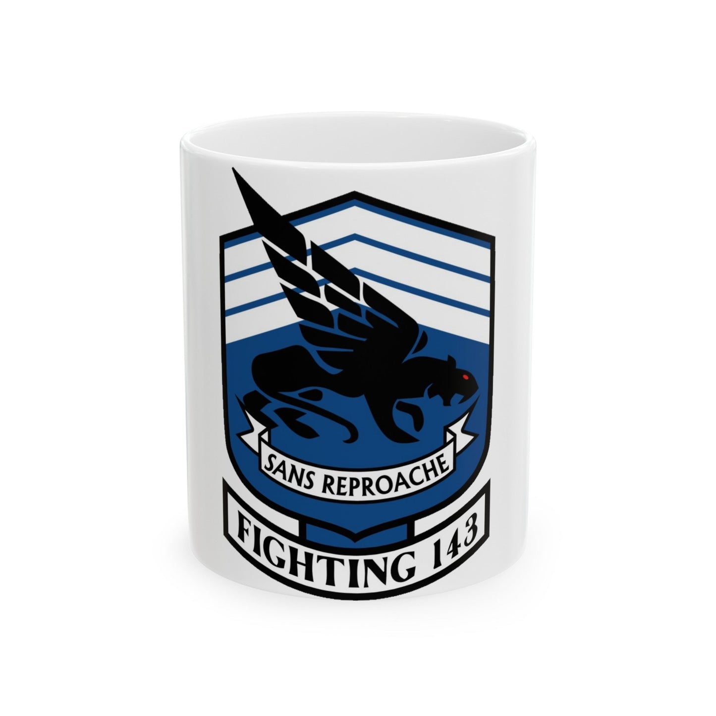 VFA 143 Strike Fighter Squadron 143 (U.S. Navy) White Coffee Mug-11oz-The Sticker Space