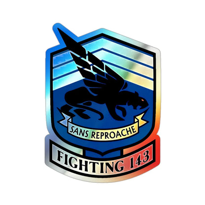 VFA 143 Strike Fighter Squadron 143  (U.S. Navy) Holographic STICKER Die-Cut Vinyl Decal 2 Inch Holographic - The Sticker Space
