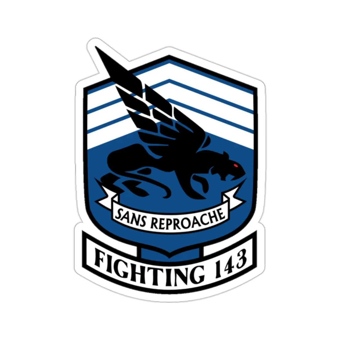 VFA 143 Strike Fighter Squadron 143 (U.S. Navy) STICKER Vinyl Die-Cut Decal 2 Inch - The Sticker Space