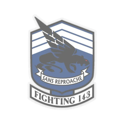VFA 143 Strike Fighter Squadron 143 (U.S. Navy) STICKER Vinyl Kiss-Cut Decal 3 Inch Transparent - The Sticker Space