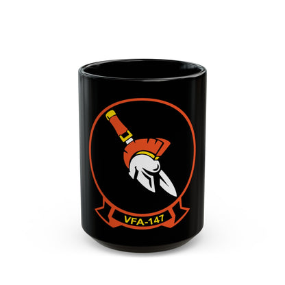 VFA 147 Argonauts (U.S. Navy) Black Coffee Mug-15oz-The Sticker Space