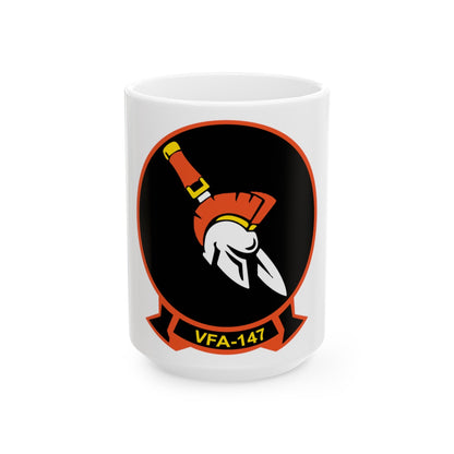 VFA 147 Argonauts (U.S. Navy) White Coffee Mug-15oz-The Sticker Space