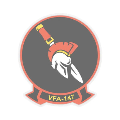 VFA 147 Argonauts (U.S. Navy) STICKER Vinyl Kiss-Cut Decal 2 Inch Transparent - The Sticker Space