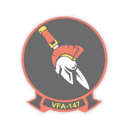 VFA 147 Argonauts (U.S. Navy) STICKER Vinyl Kiss-Cut Decal 6 Inch Transparent - The Sticker Space